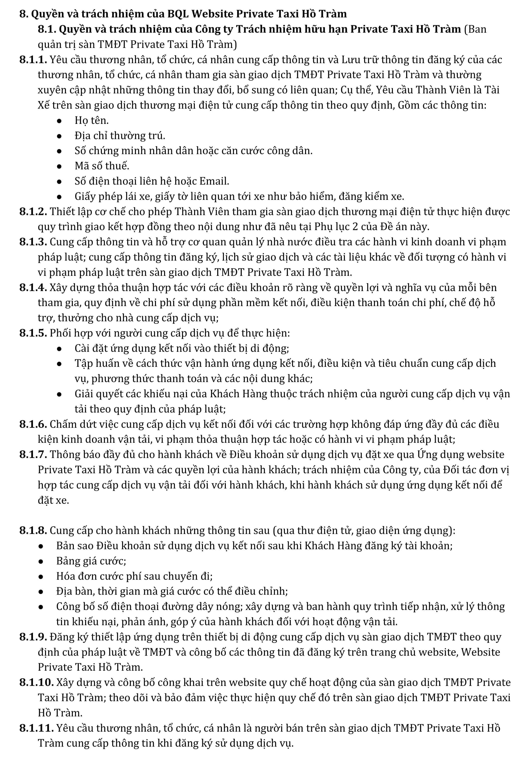 Quy chế hoạt động