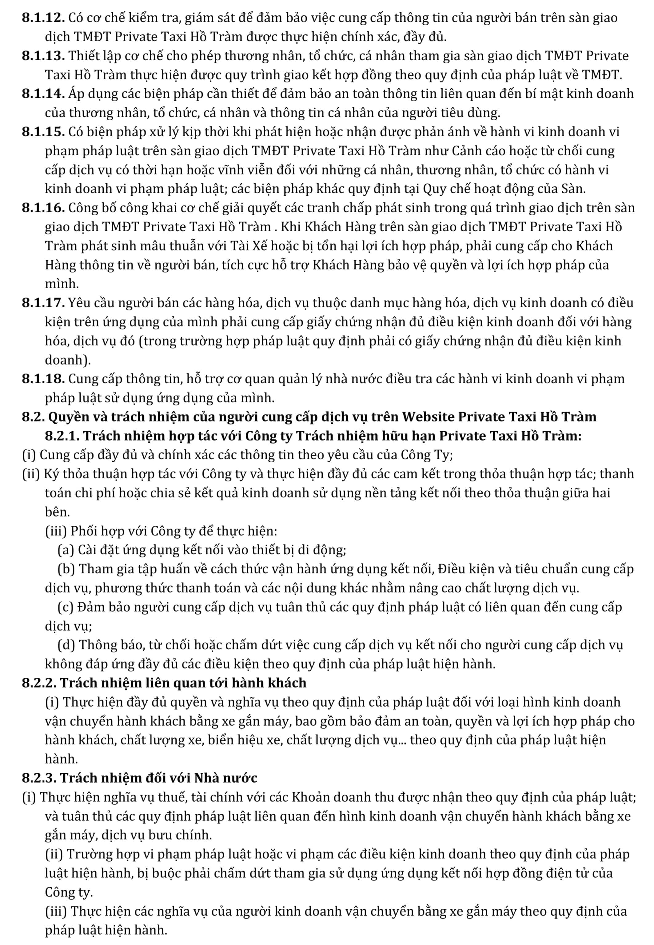 Quy chế hoạt động