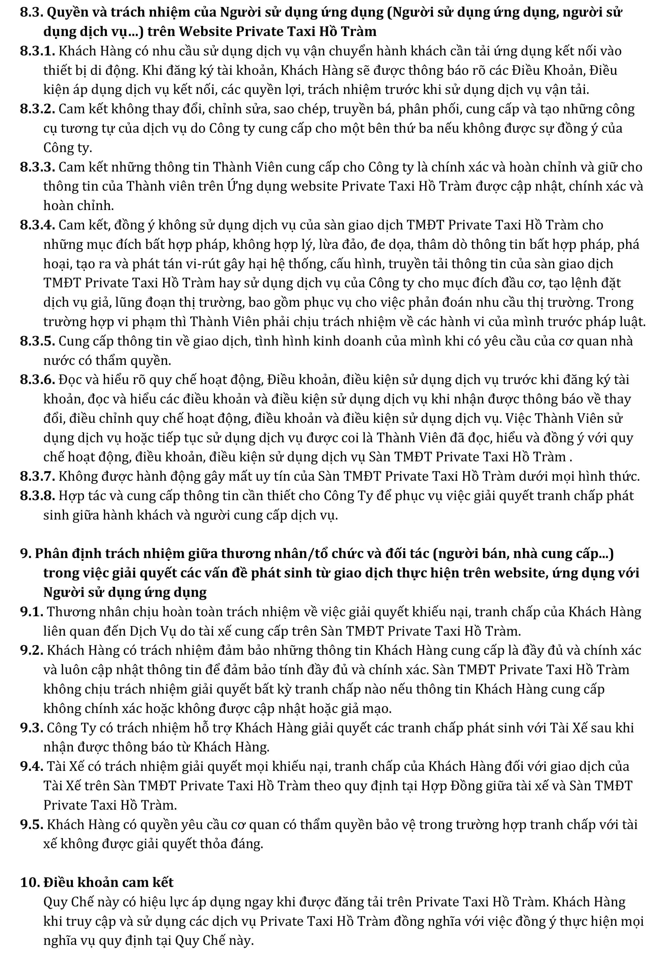 Quy chế hoạt động