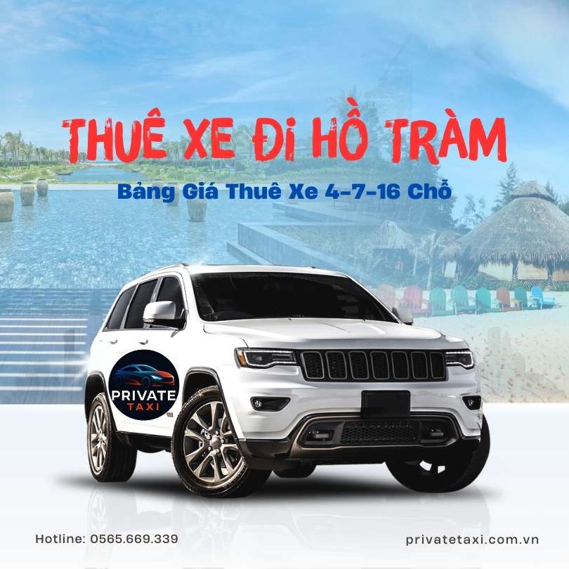 thuê xe đi hồ tràm