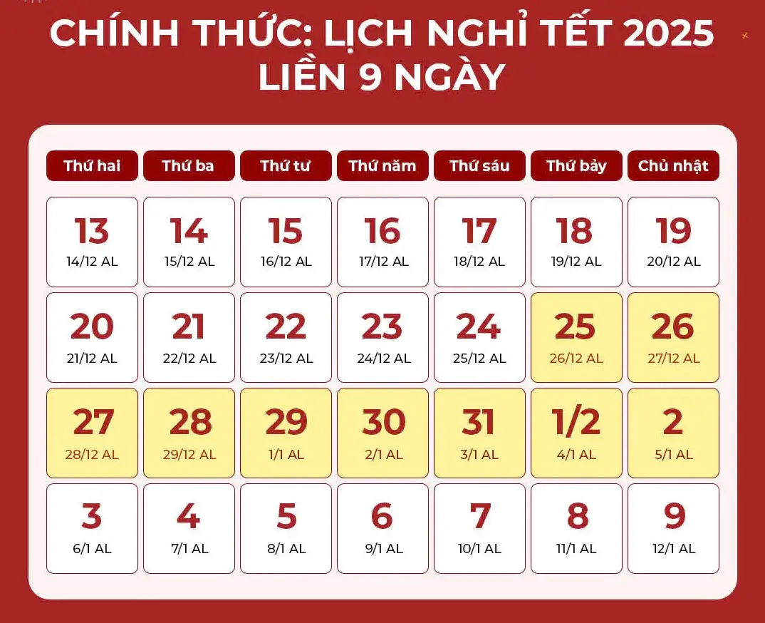 Lịch nghỉ tết Nguyên Đán 2025 và những gợi ý hoàn hảo cùng Private Taxi Hồ Tràm